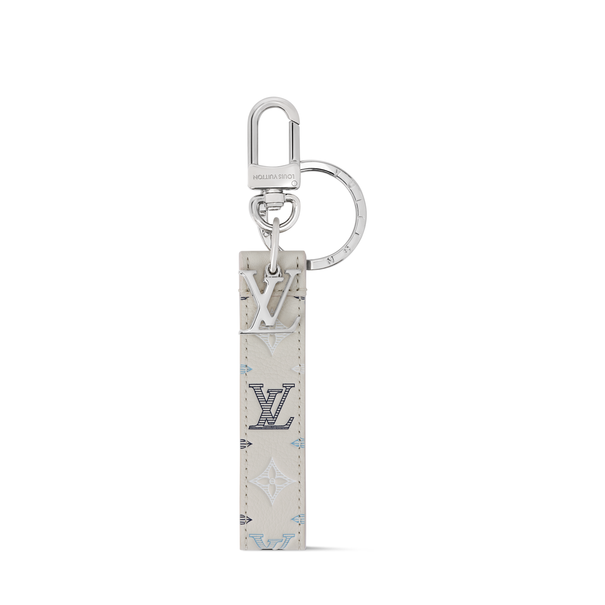 LV Shadow Dragonne Key Holder and Bag Charm - Luxury S00 Beige
